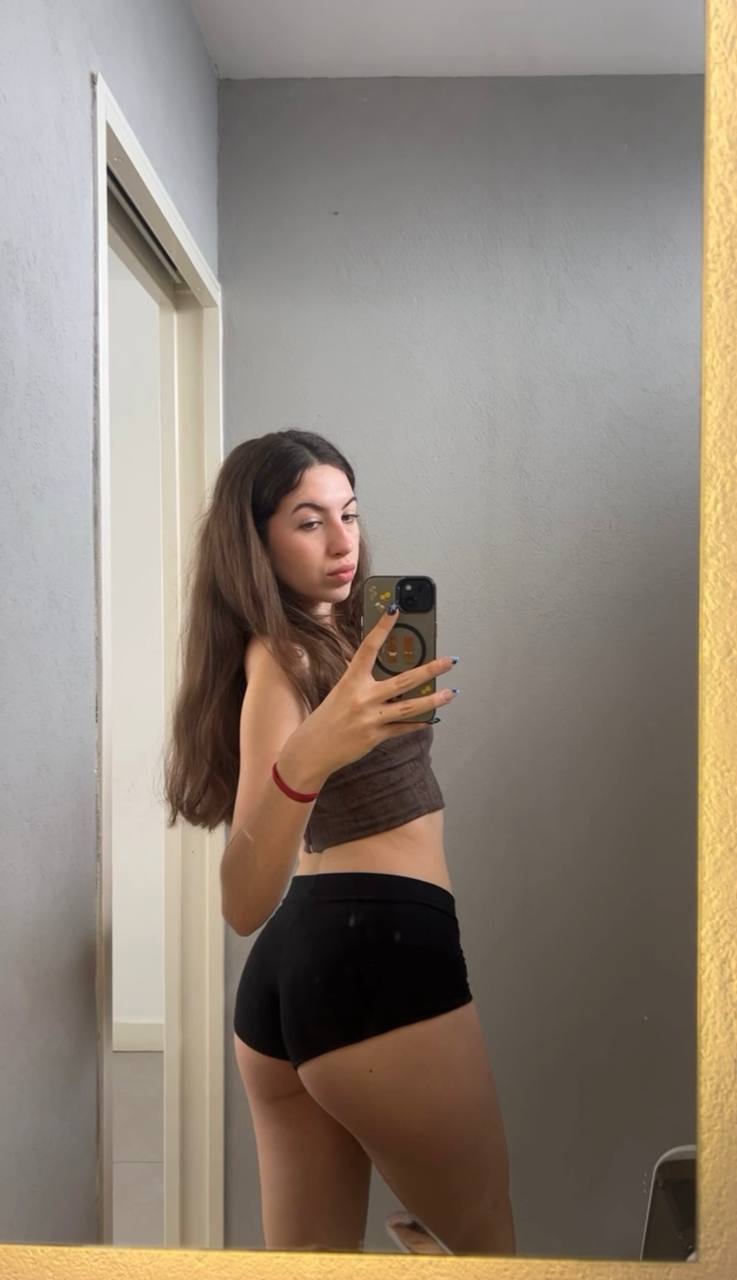 Amber in her underwear in Dakar